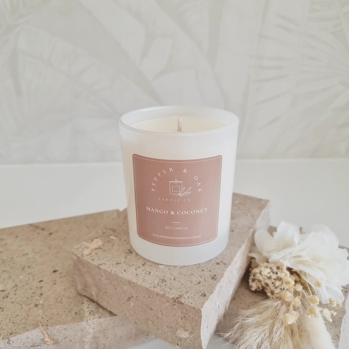 Mango & Coconut Soy Candle