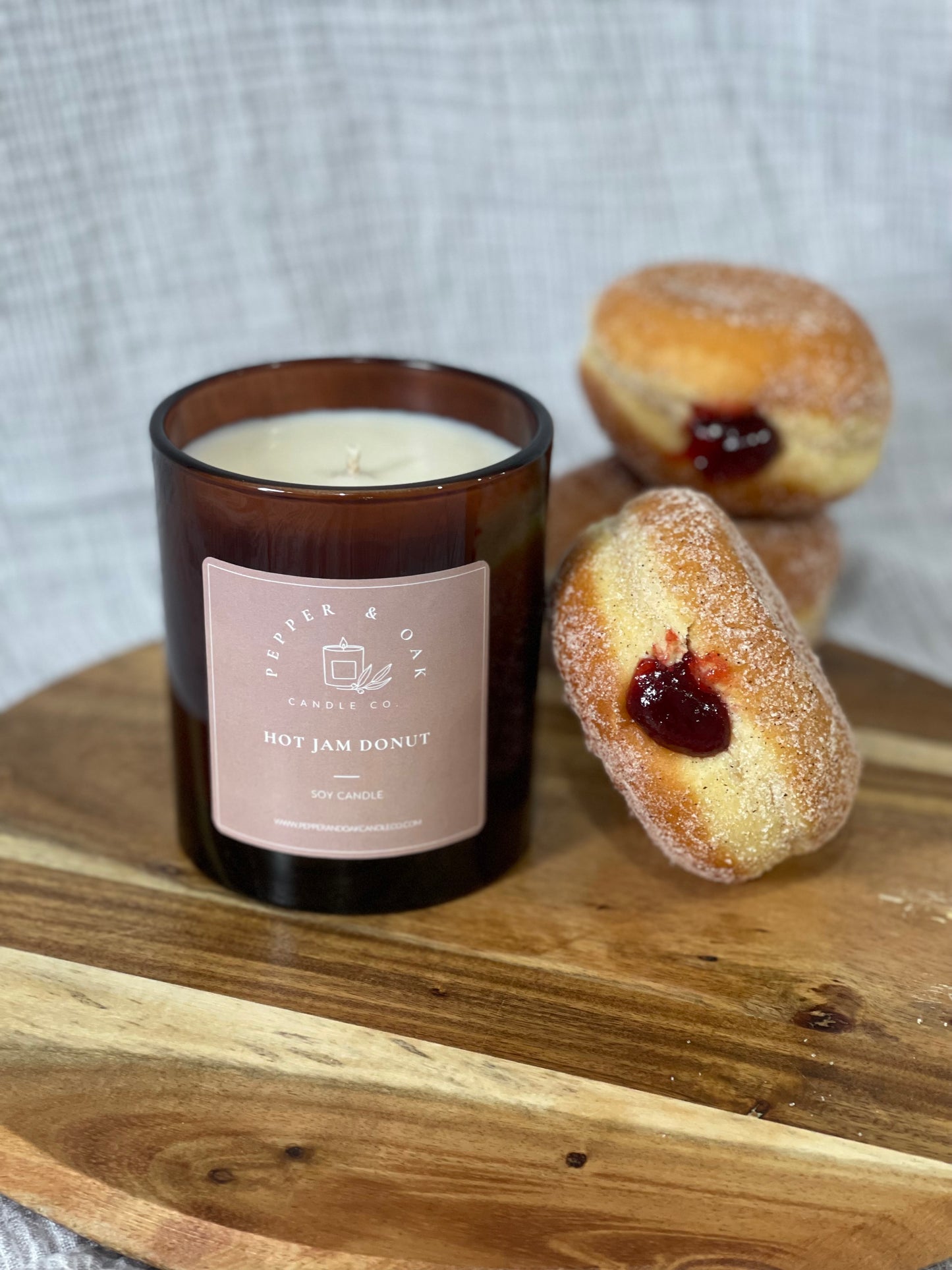 Hot Jam Donut Soy Candle