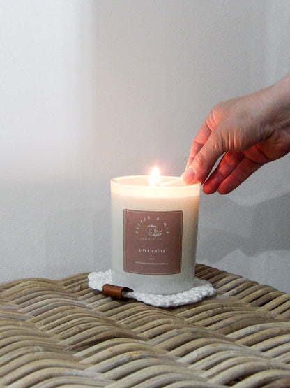 Crochet Candle Coaster