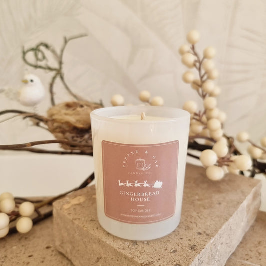 Gingerbread House Soy Candle