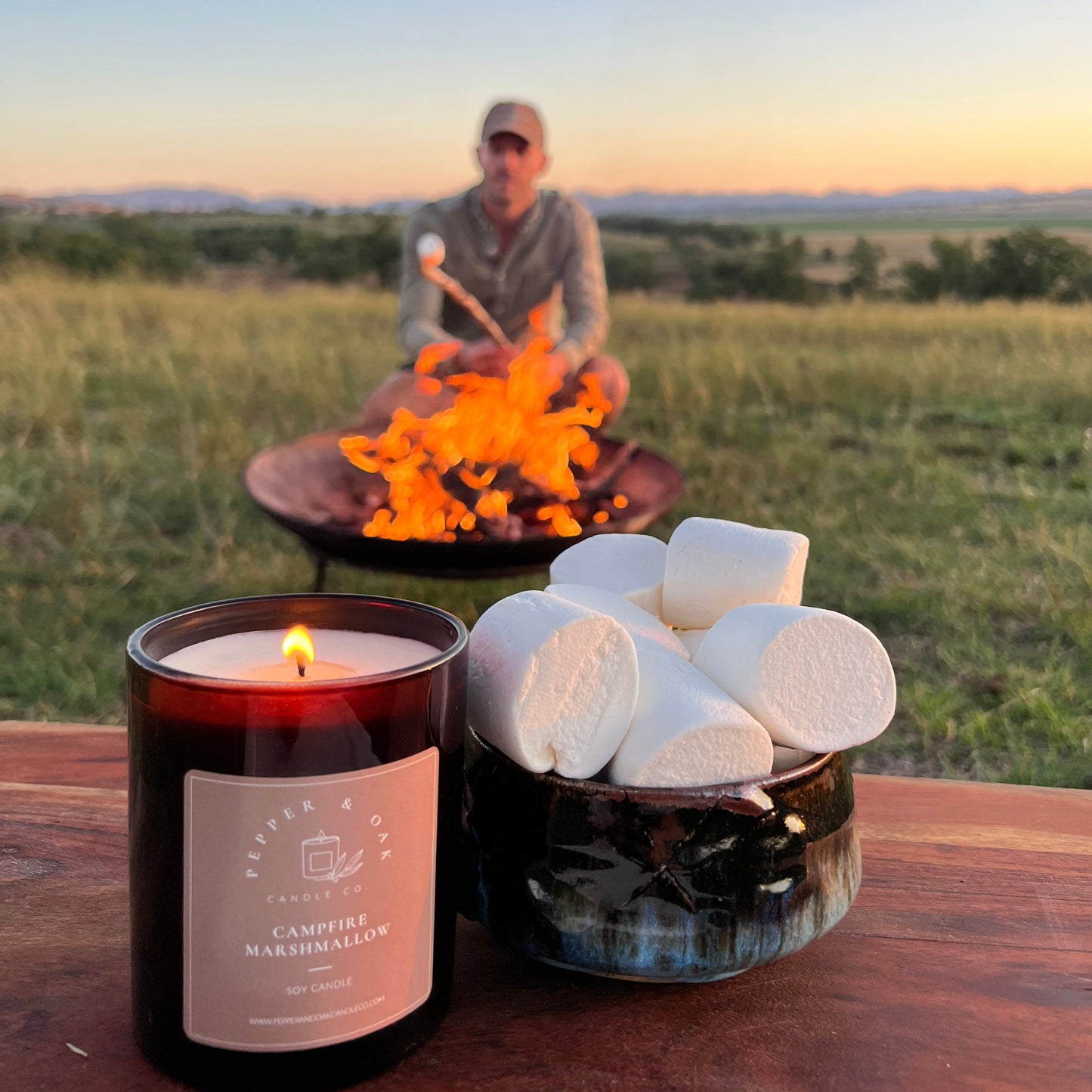 Campfire Marshmallow Soy Candle