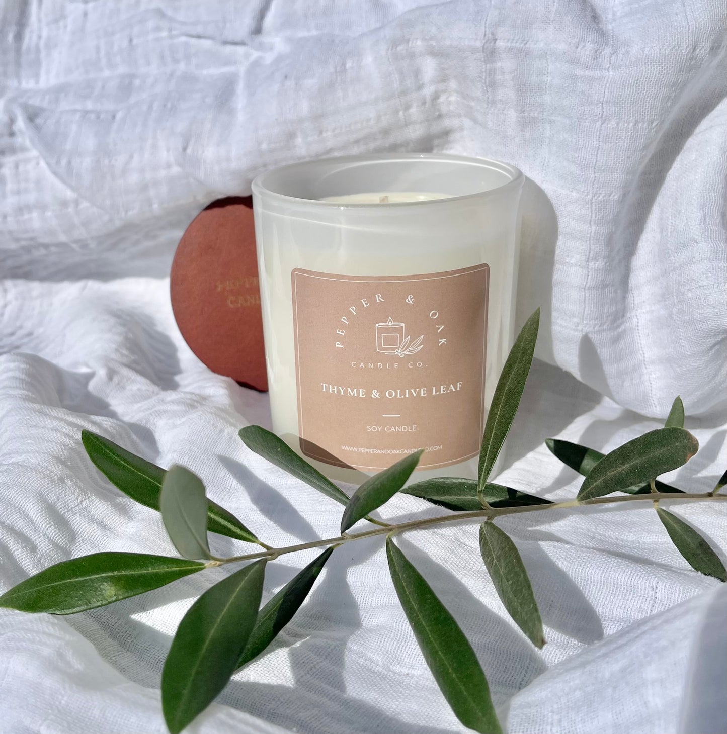 Thyme & Olive Leaf Soy Candle